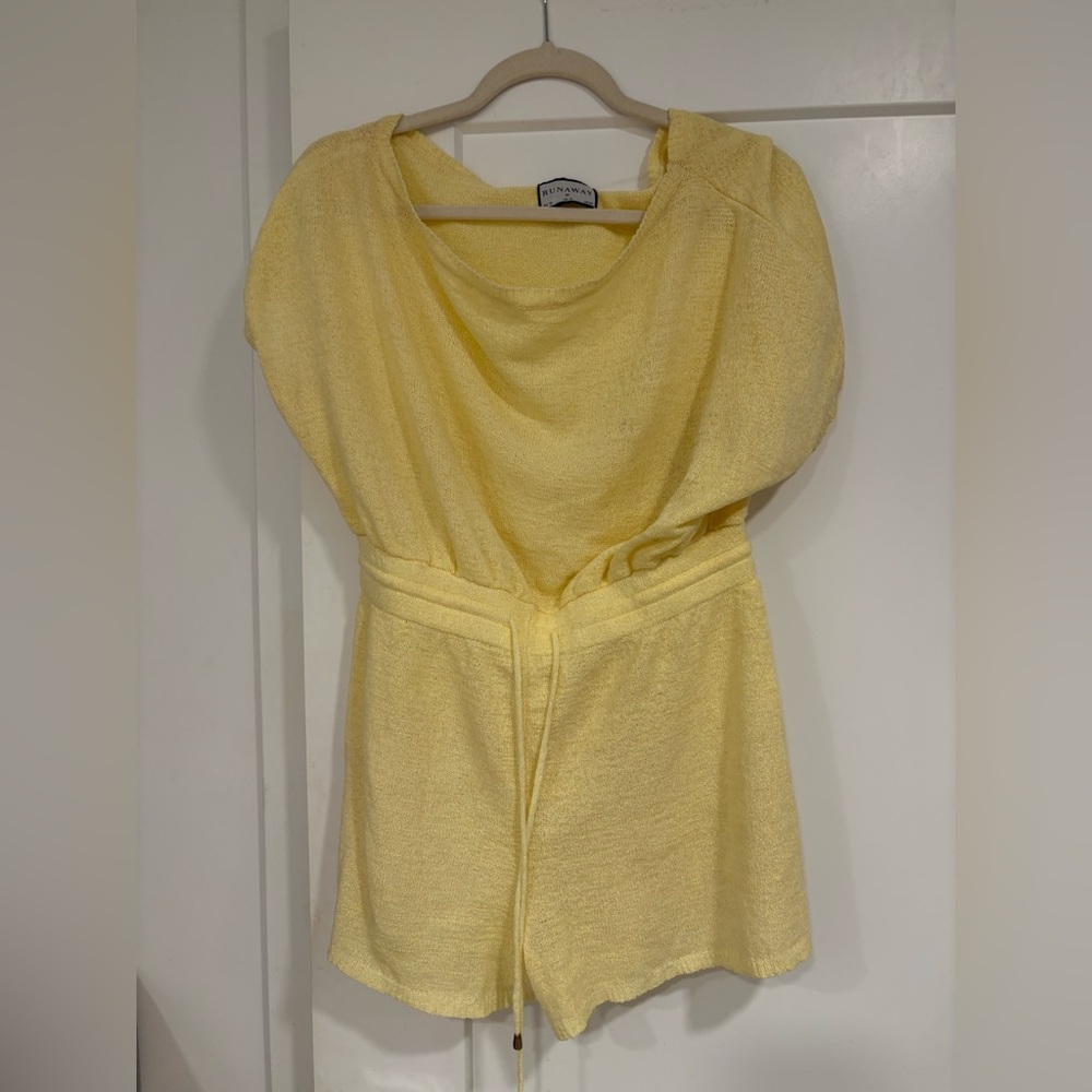 Yellow summer jumpsuit